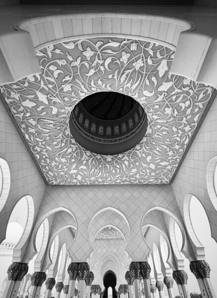 Photograph Ingrida Kuznecova Sheikh Zayed Grand Mosque on One Eyeland